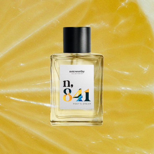 Noteworthy n,841 Eau De Parfum | Poet's Dream | Lemon Bergamot Cardamom Fragrance