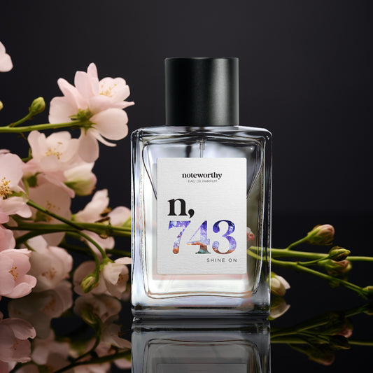 Noteworthy n,743 Eau De Parfum | Shine On | Tuberose Magnolia Jasmine Fragrance